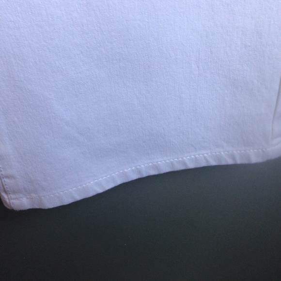 NWOT Olsen Ladies white straight leg jeans sz 6/S, 32” inseam perfect condition - Picture 8 of 13